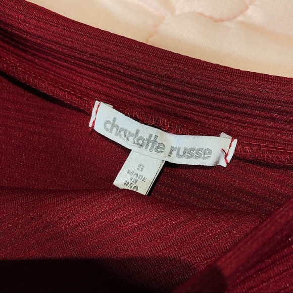 maroon skater skirt - Picture 2 of 2